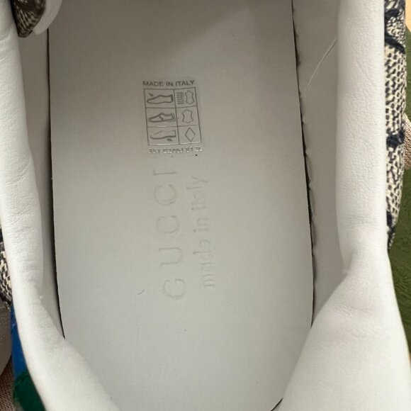 GUCCI GG SNEAKER BEIGE RED BLUE - Picture 4 of 8